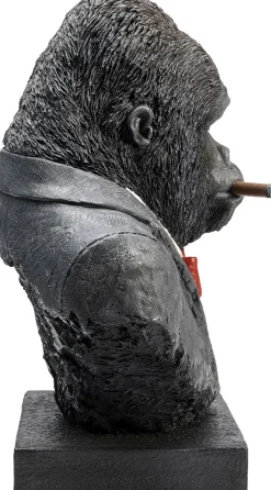 Deko Objekt Smoking Gorilla 48cm