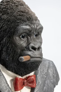 Deko Objekt Smoking Gorilla 48cm