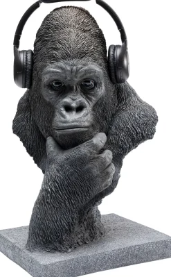 Deko Objekt Thinking Gorilla Head 49cm