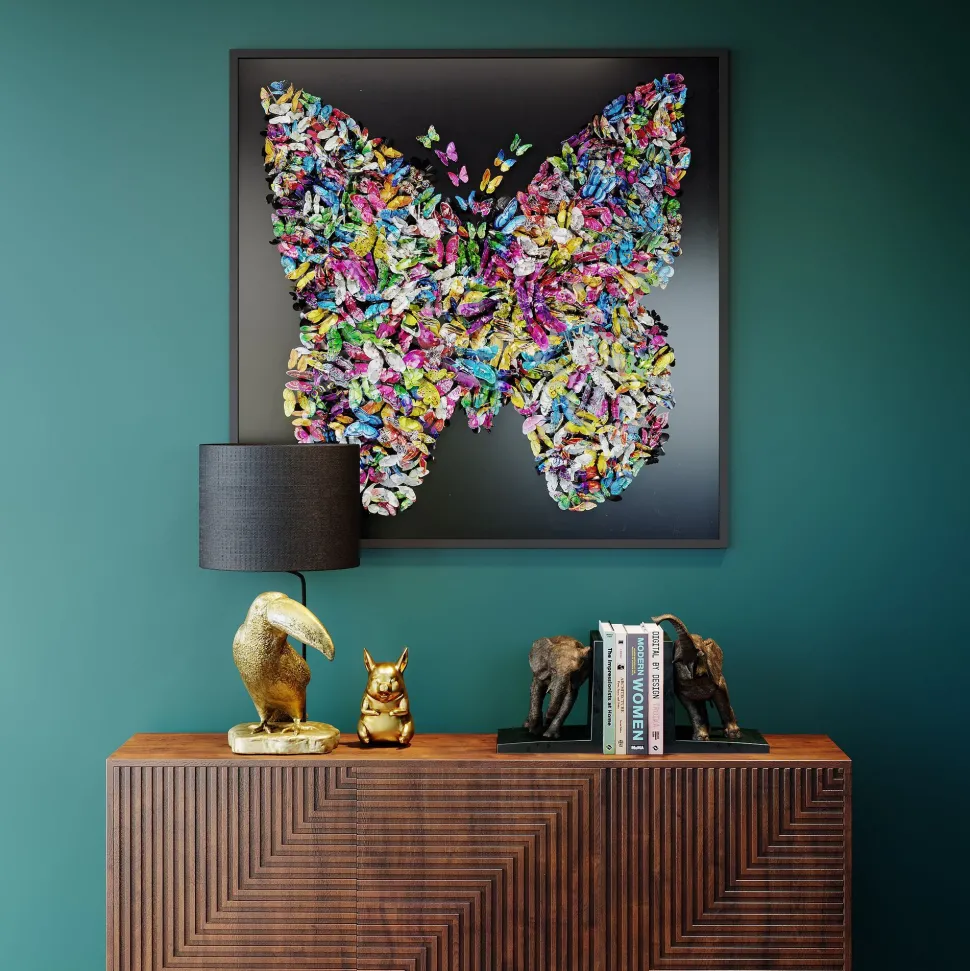 Deko Rahmen Farfalla 120x120cm