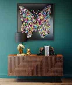 Deko Rahmen Farfalla 120x120cm