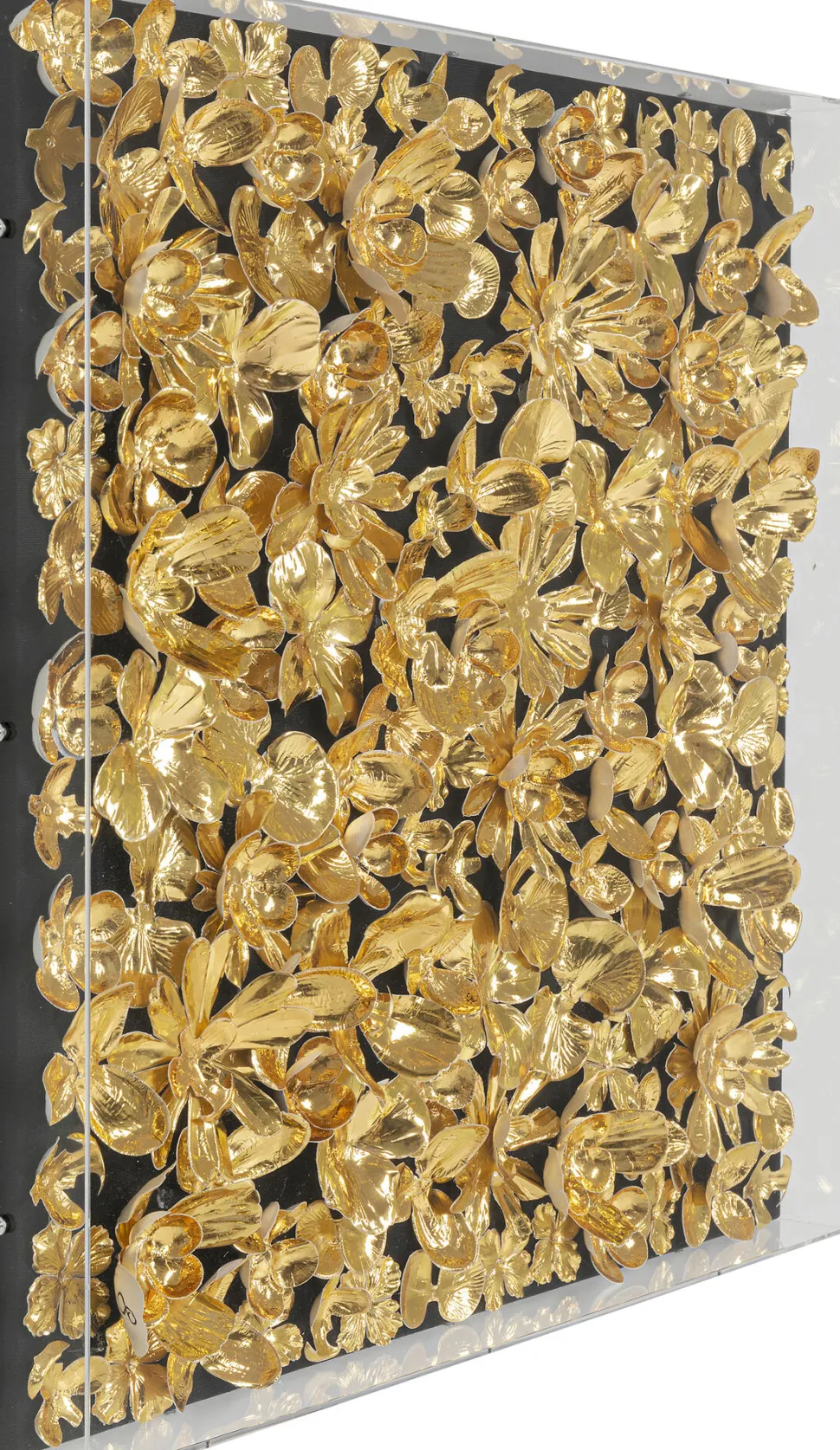 Deko Rahmen Gold Flower 60x60cm