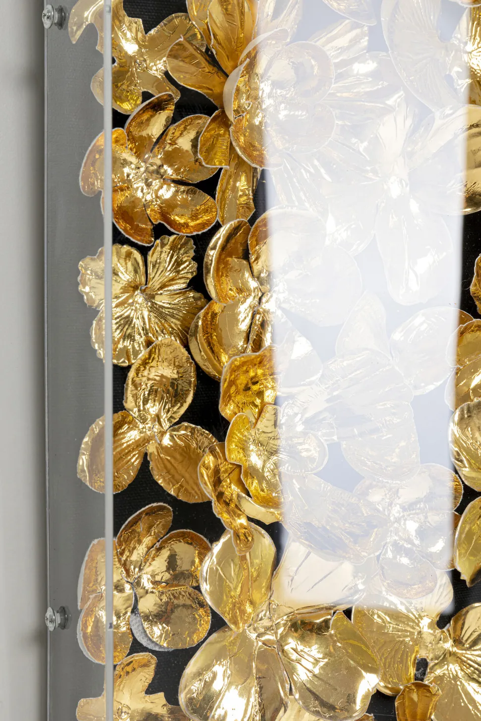 Deko Rahmen Gold Flower 60x60cm