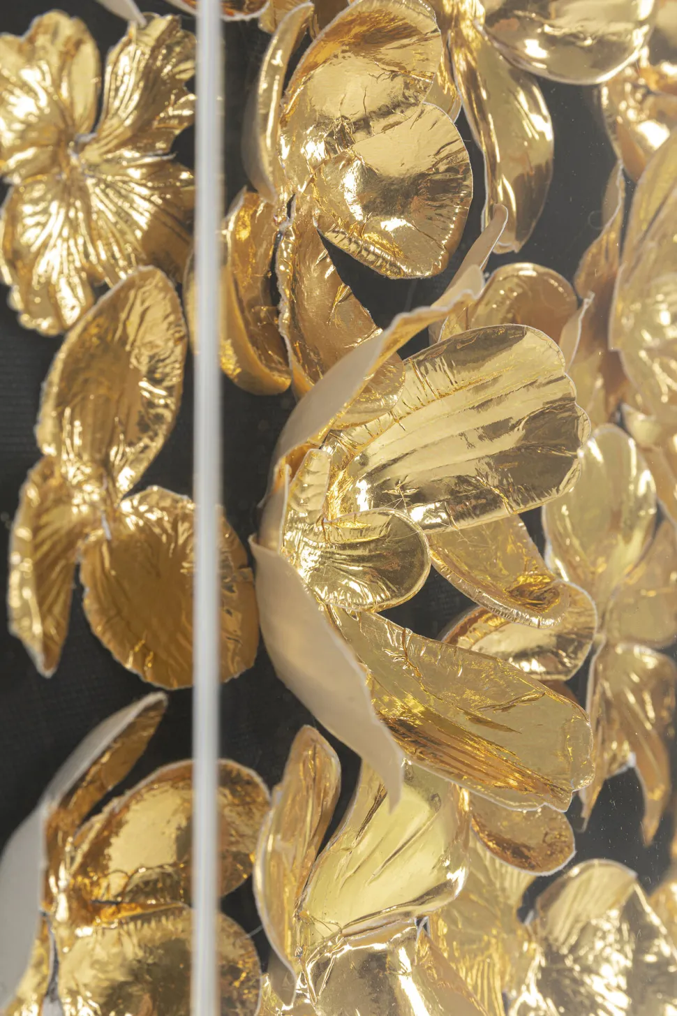 Deko Rahmen Gold Flower 60x60cm