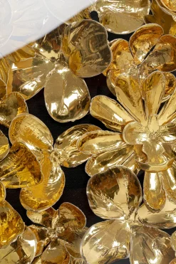 Deko Rahmen Gold Flower 60x60cm