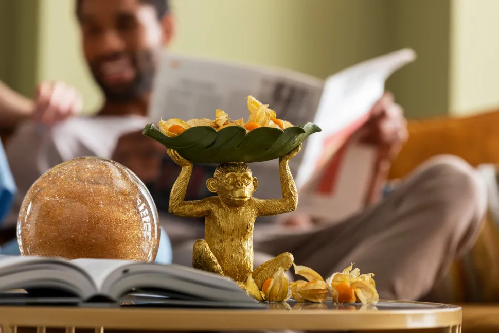 Deko Schale Banana Leaf 14x24cm