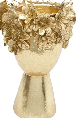 Deko Vase Flowercrown Gold 20cm