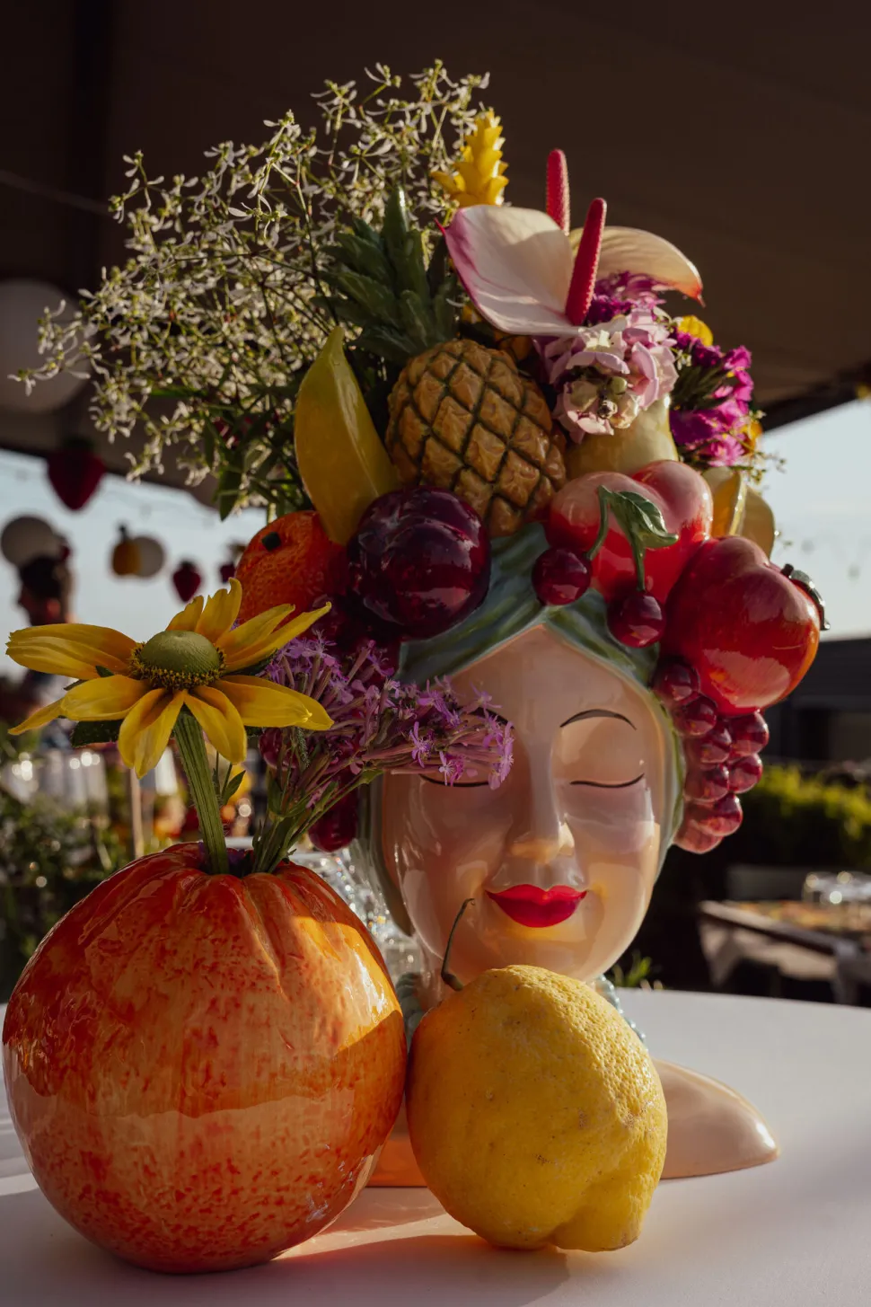 Deko Vase Fruity 37cm