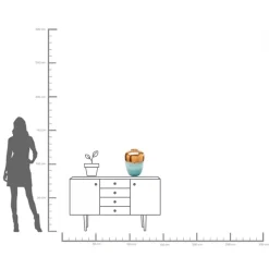 Deko Vase Lizy Shine Multi 41cm