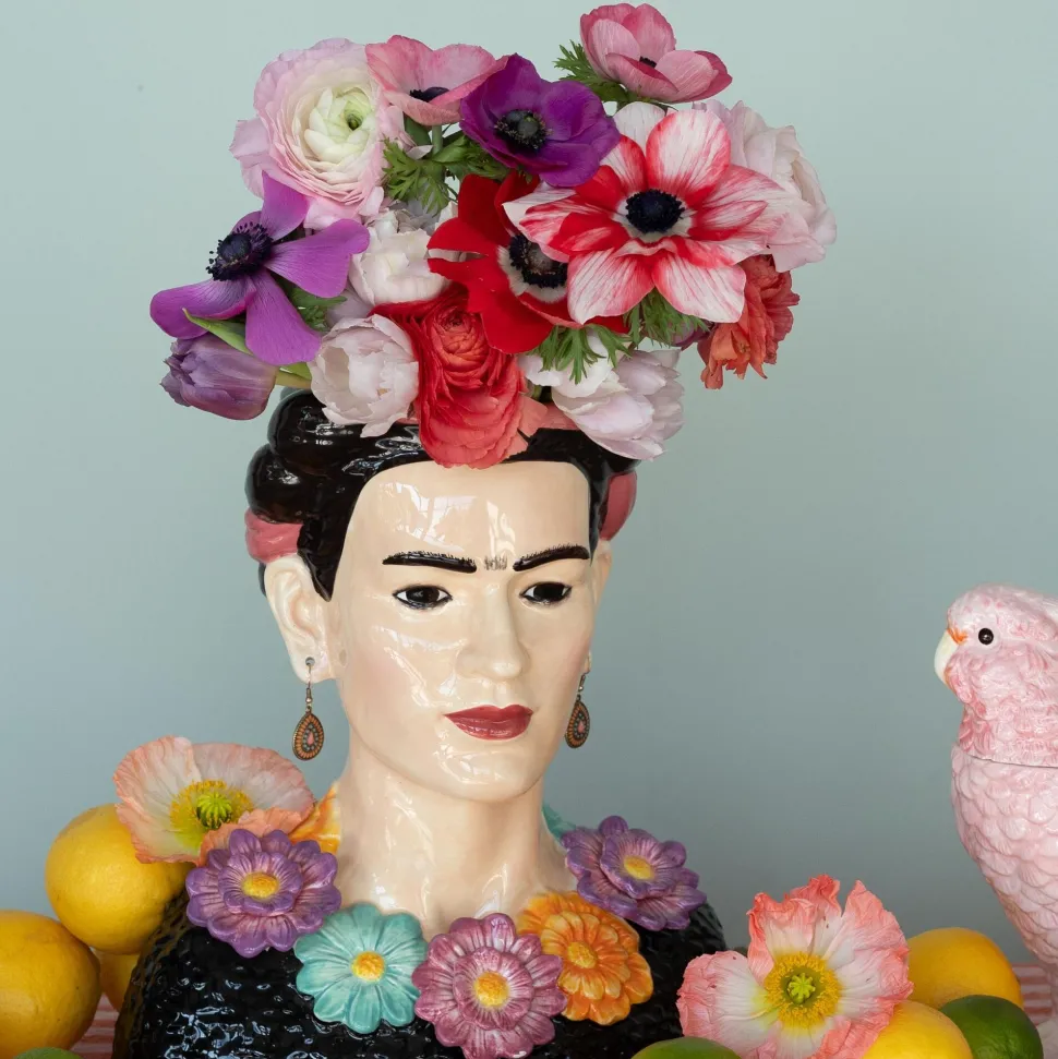 Deko Vase Style Muse Flowers 34cm