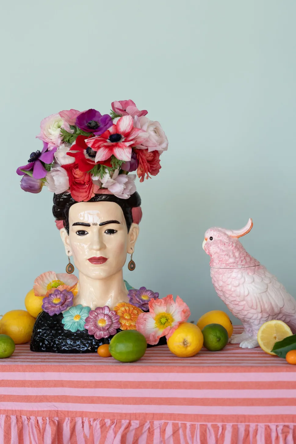 Deko Vase Style Muse Flowers 34cm