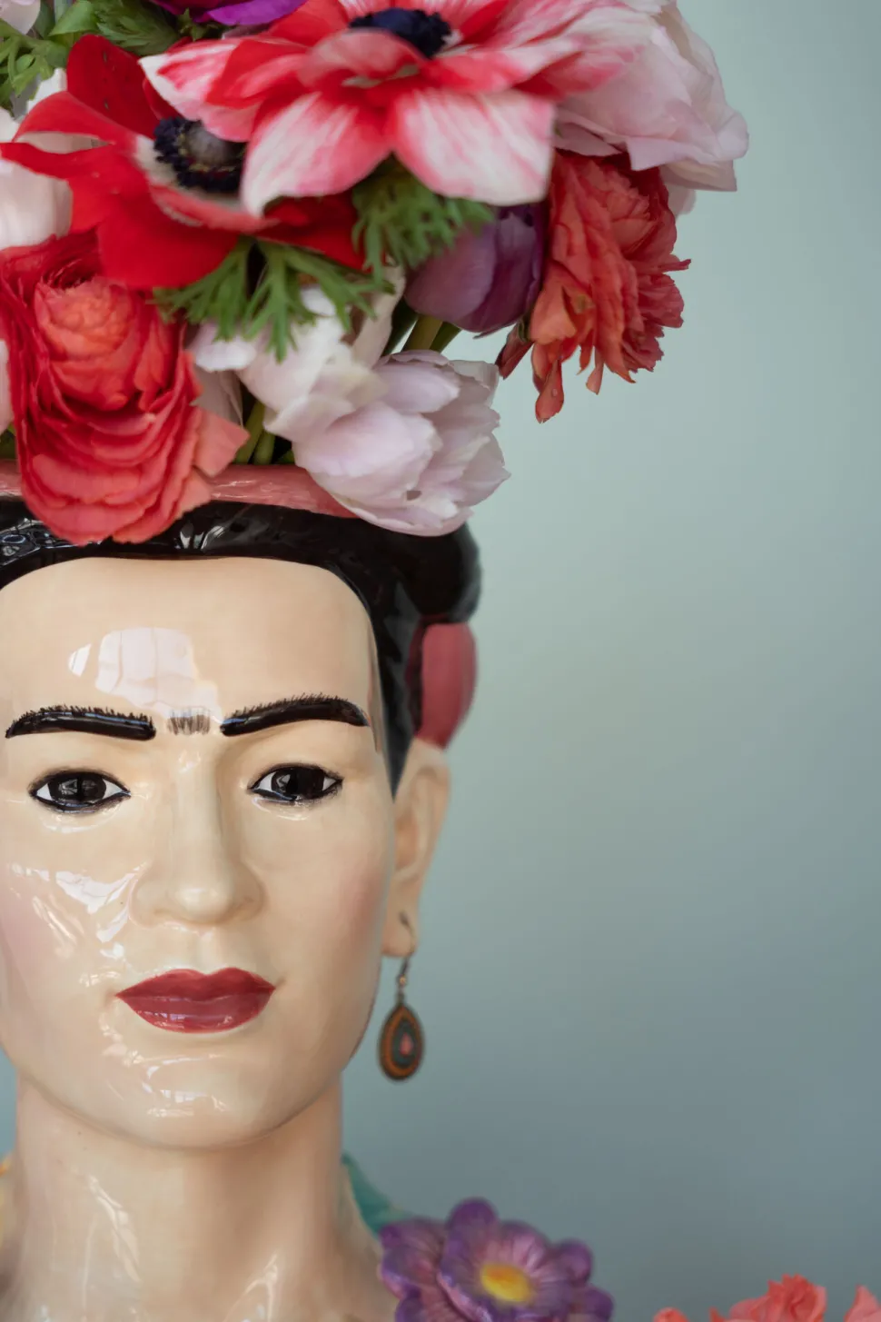 Deko Vase Style Muse Flowers 34cm