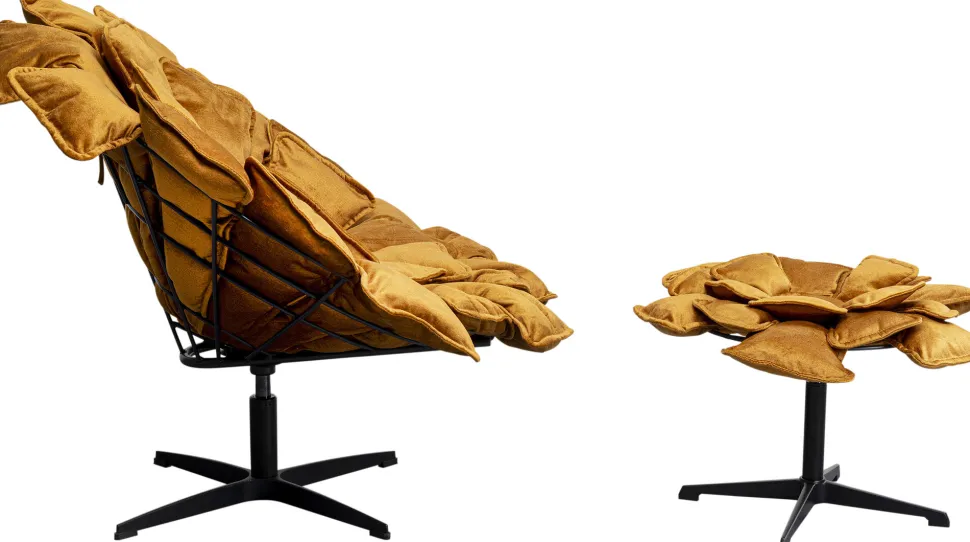 Drehsessel + Hocker Blossom