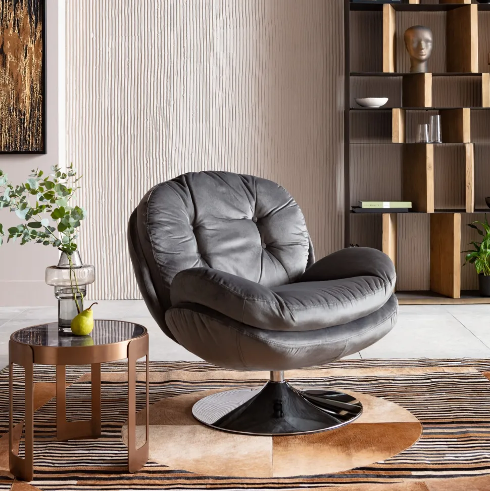 Drehsessel Cosy Grau