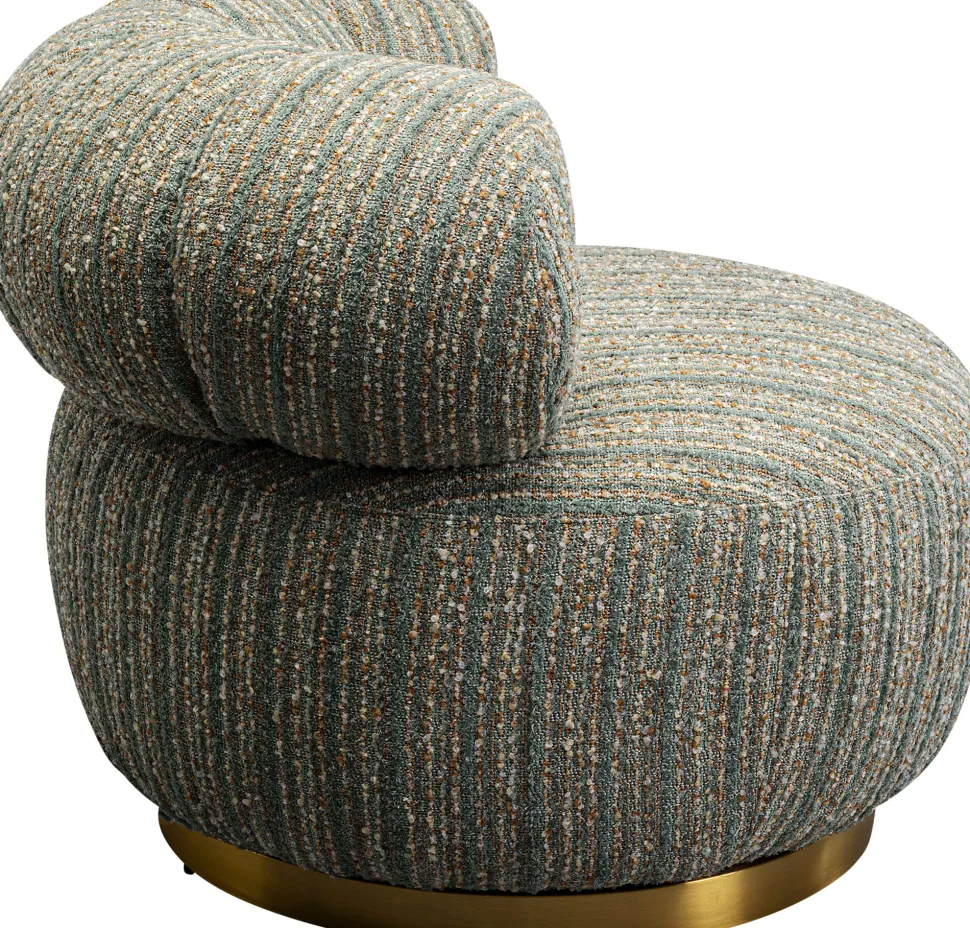 Drehsessel Couture Stripes Blau