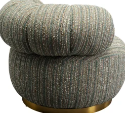 Drehsessel Couture Stripes Blau