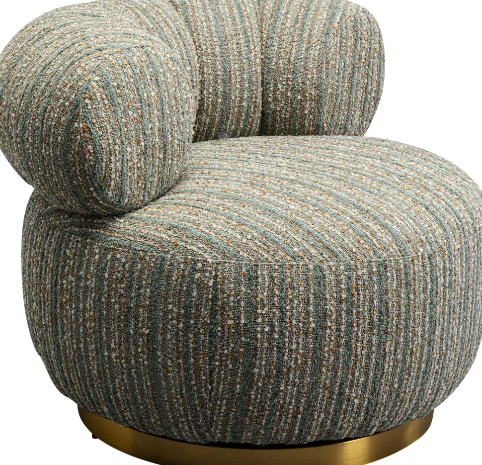 Drehsessel Couture Stripes Blau