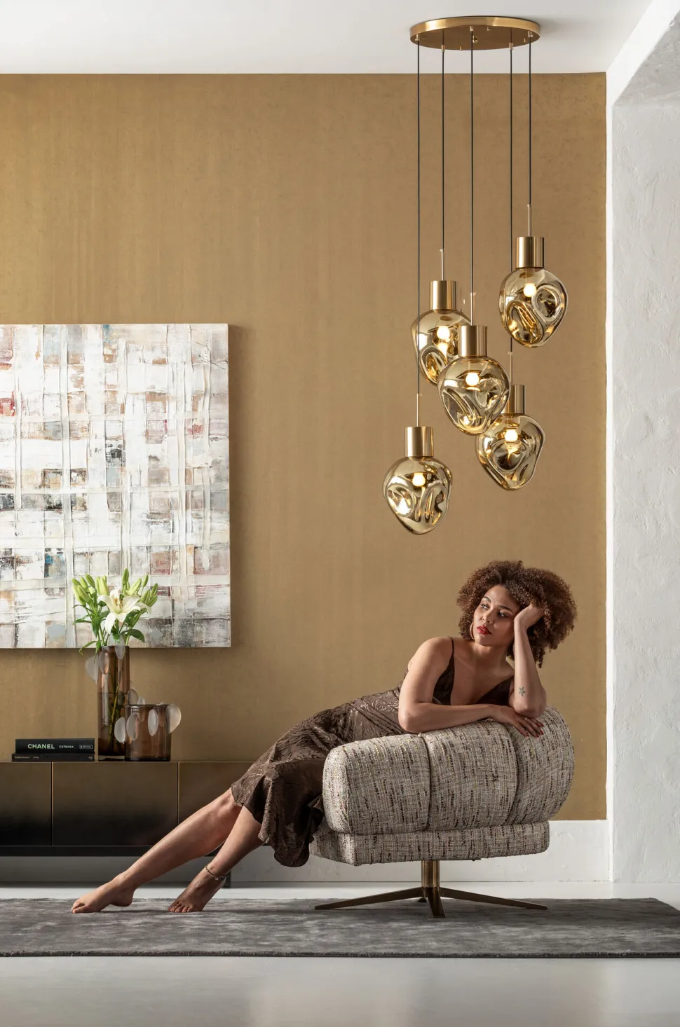 Drehsessel Janno Beige