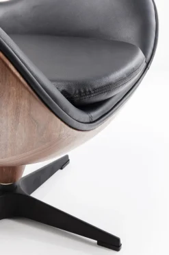 Drehsessel Lounge Black Walnut