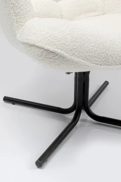 Drehsessel Oscar Boucle Creme