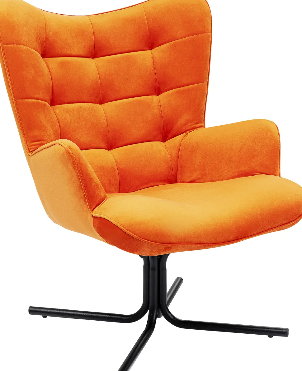 Drehsessel Oscar Velvet Orange