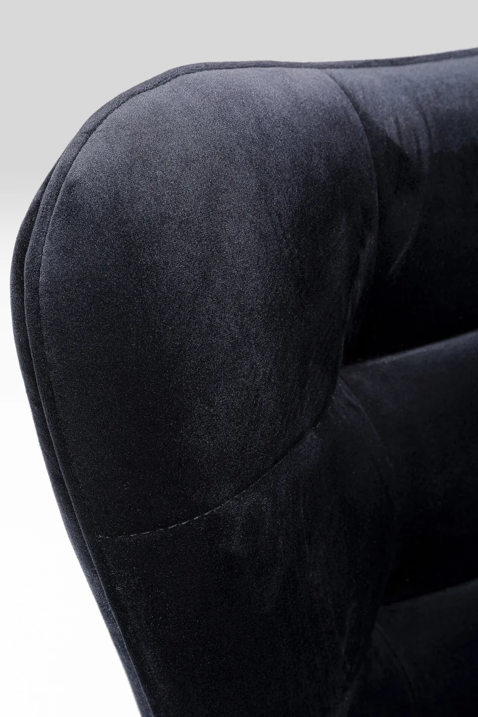 Drehsessel Oscar Velvet Schwarz