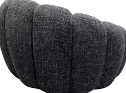 Drehsessel Peppo Bloom Melange Schwarz