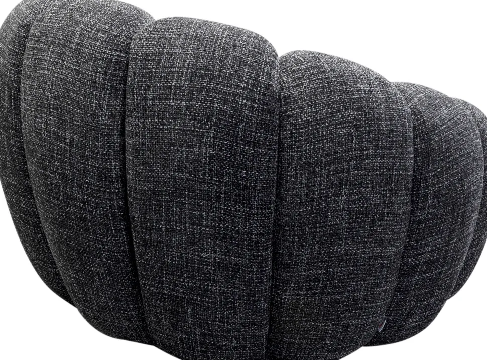 Drehsessel Peppo Bloom Melange Schwarz