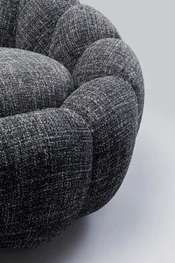 Drehsessel Peppo Bloom Melange Schwarz