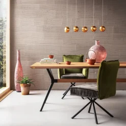 Drehstuhl mit Armlehnen Chelsea Grün