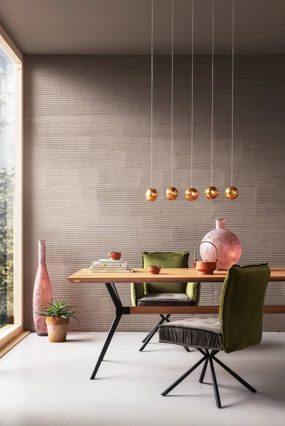 Drehstuhl mit Armlehnen Chelsea Grün