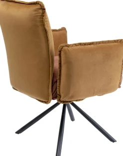 Drehstuhl mit Armlehnen Chelsea Braun