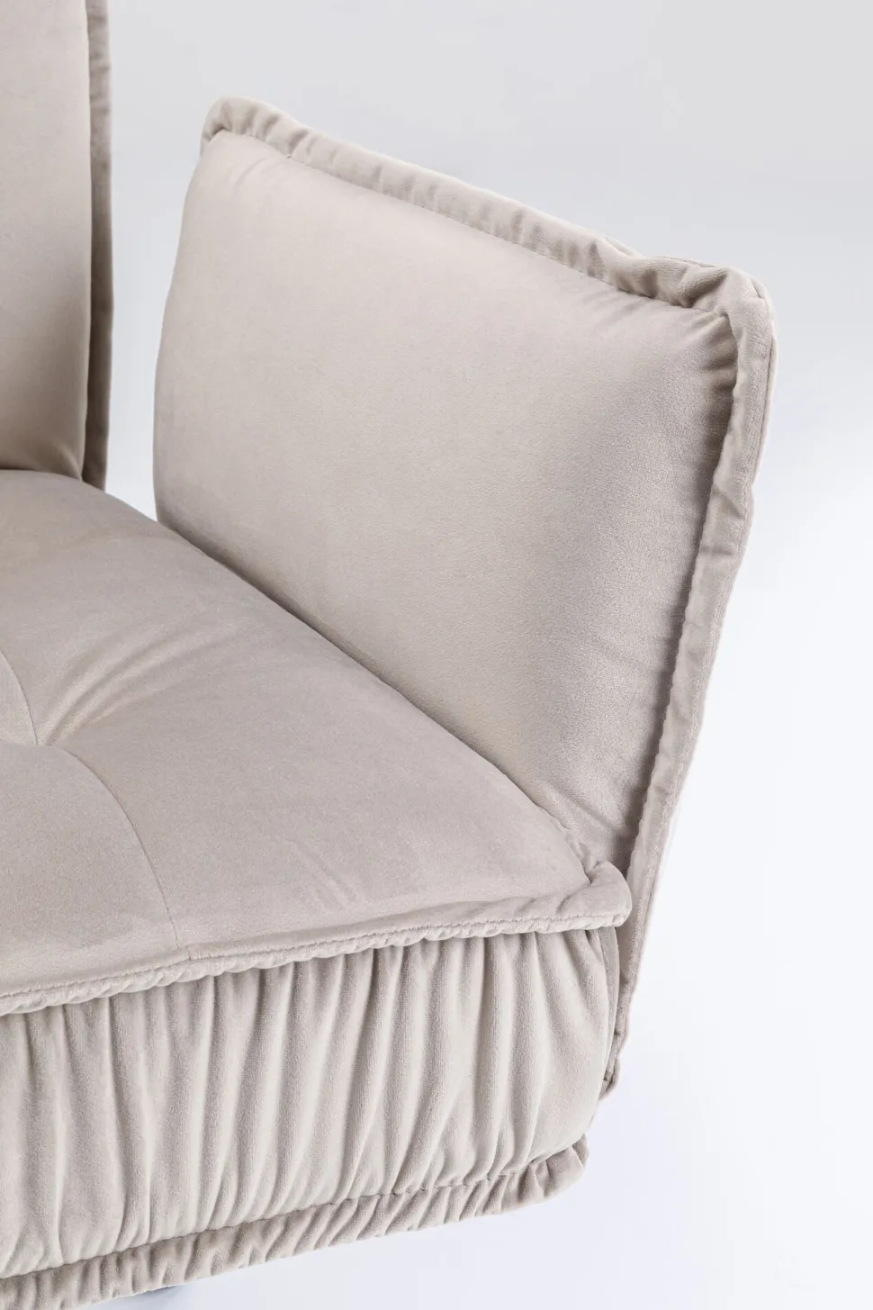 Drehstuhl mit Armlehnen Chelsea Grau