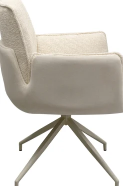 Drehstuhl mit Armlehnen Hilla Weiß