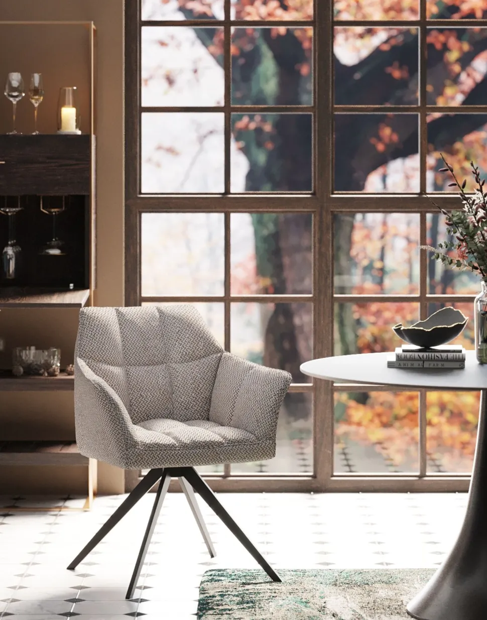 Drehstuhl Thinktank Grau