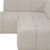 Ecksofa Belami Creme Links 265cm