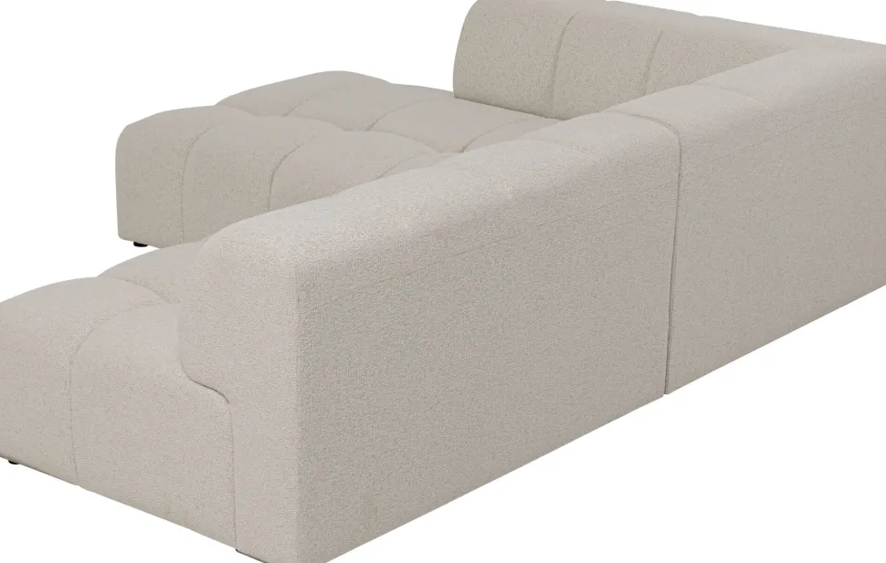 Ecksofa Belami Creme Links 265cm
