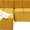 Ecksofa Belami Velvet Amber Links