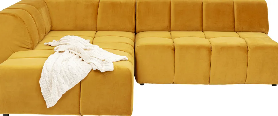 Ecksofa Belami Velvet Amber Links