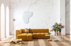 Ecksofa Belami Velvet Amber Links