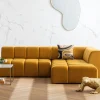 Ecksofa Belami Velvet Amber Rechts