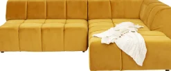 Ecksofa Belami Velvet Amber Rechts