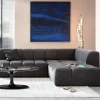 Ecksofa Belami Velvet Grau Rechts