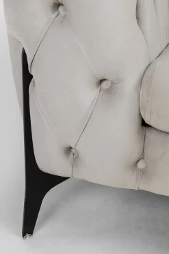 Ecksofa Bellissima Velvet Taupe Links