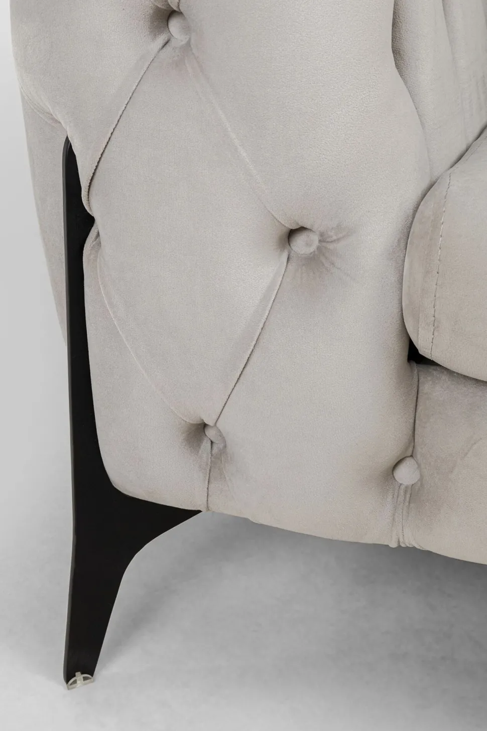 Ecksofa Bellissima Velvet Taupe Links