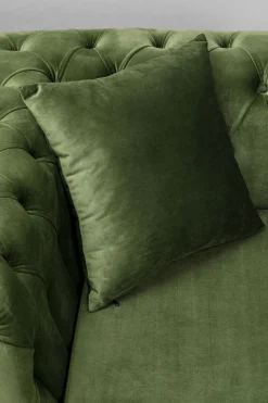 Ecksofa Bellissima Velvet Grün Rechts