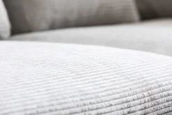 Ecksofa Gianni Cord Grau Links