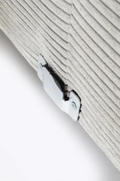 Ecksofa Gianni Cord Grau Links