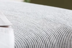 Ecksofa Gianni Cord Grau Rechts