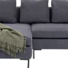Ecksofa Gianni Grau Links